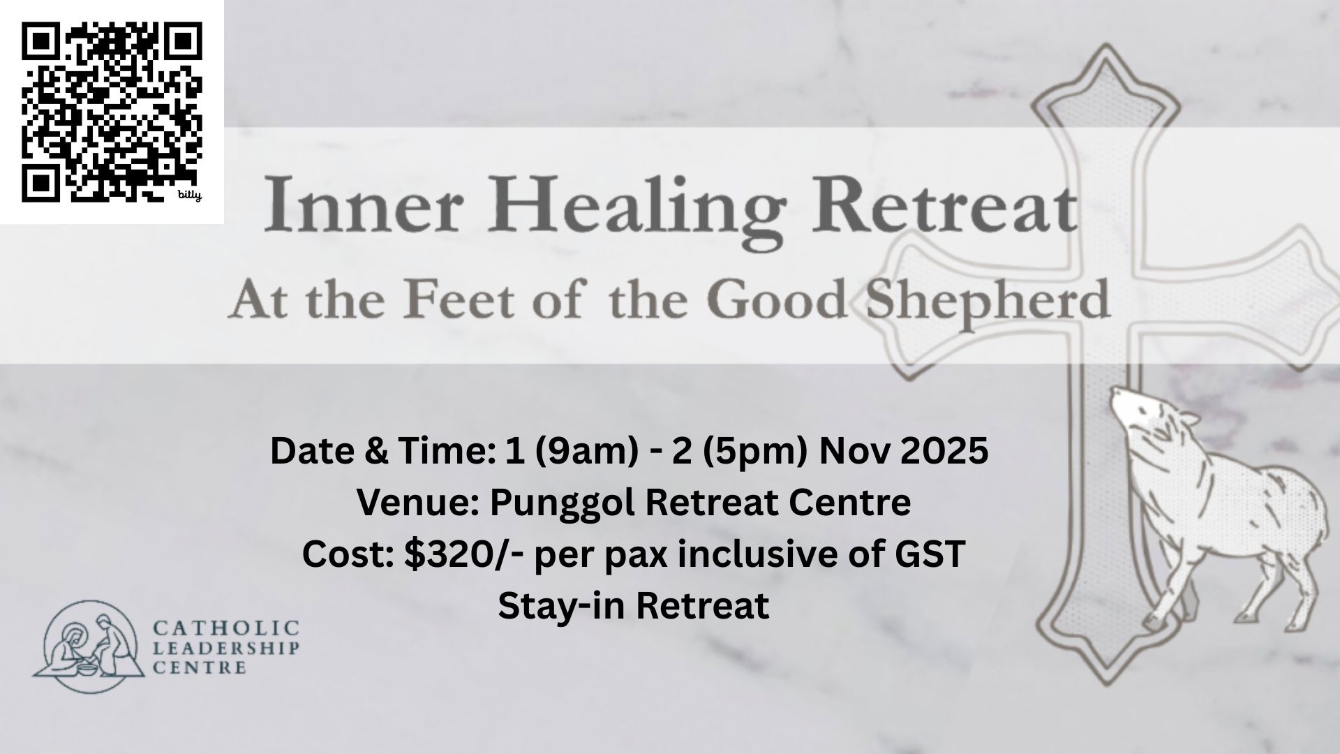 Inner Healing Retreat 1-2 Nov 2025