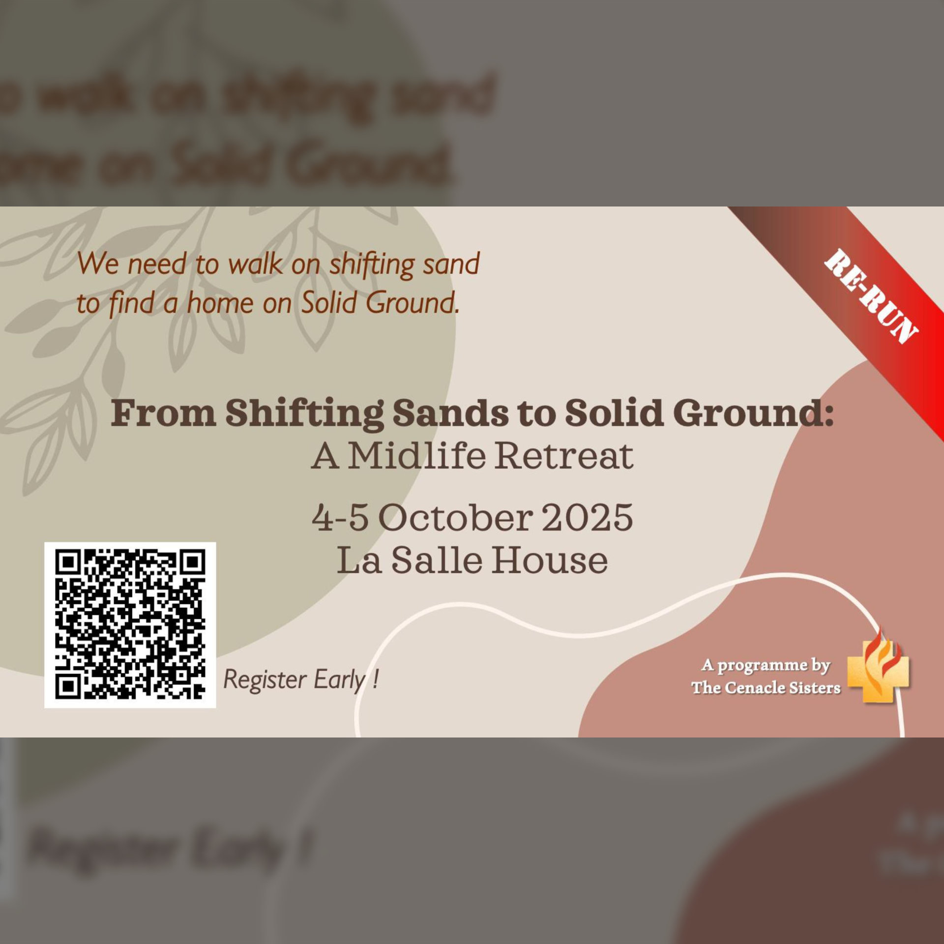 Midlife Retreat from 4-5 October 2025